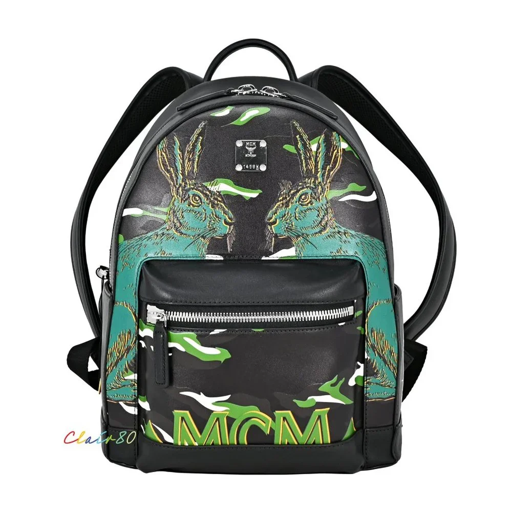 MCM Stark Pop Rabbit Small Backpack - Picture 1 of 10